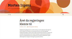 Desktop Screenshot of mortenirgens.com